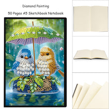 Load image into Gallery viewer, Animal Special Shaped 50 Pages 5D DIY Diamond Art Painting Notebook Kit No Lines