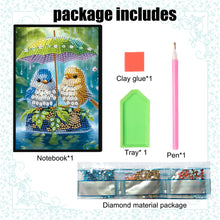 Load image into Gallery viewer, Animal Special Shaped 50 Pages 5D DIY Diamond Art Painting Notebook Kit No Lines