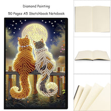 Load image into Gallery viewer, Animal Special Shaped 50 Pages 5D DIY Diamond Art Painting Notebook Kit No Lines