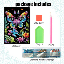 Load image into Gallery viewer, Animal Special Shaped 50 Pages 5D DIY Diamond Art Painting Notebook Kit No Lines