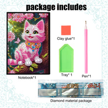 Load image into Gallery viewer, Animal Special Shaped 50 Pages 5D DIY Diamond Art Painting Notebook Kit No Lines