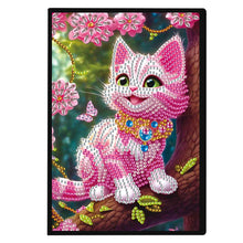 Load image into Gallery viewer, Animal Special Shaped 50 Pages 5D DIY Diamond Art Painting Notebook Kit No Lines