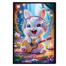 Load image into Gallery viewer, Animal Special Shaped 50 Pages 5D DIY Diamond Art Painting Notebook Kit No Lines