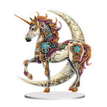 Load image into Gallery viewer, Acrylic Special Shape Pumpkin Cross Desktop Diamond Art Kits Bedroom Table Decor