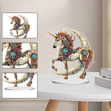 Load image into Gallery viewer, Acrylic Special Shape Pumpkin Cross Desktop Diamond Art Kits Bedroom Table Decor