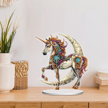 Load image into Gallery viewer, Acrylic Special Shape Pumpkin Cross Desktop Diamond Art Kits Bedroom Table Decor