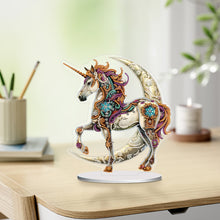 Load image into Gallery viewer, Acrylic Special Shape Pumpkin Cross Desktop Diamond Art Kits Bedroom Table Decor