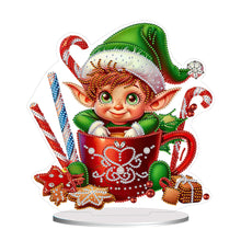 Load image into Gallery viewer, Acrylic Special Shape Pumpkin Cross Desktop Diamond Art Kits Bedroom Table Decor