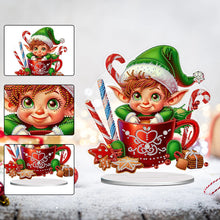 Load image into Gallery viewer, Acrylic Special Shape Pumpkin Cross Desktop Diamond Art Kits Bedroom Table Decor