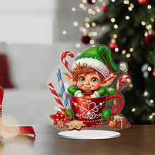 Load image into Gallery viewer, Acrylic Special Shape Pumpkin Cross Desktop Diamond Art Kits Bedroom Table Decor