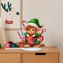 Load image into Gallery viewer, Acrylic Special Shape Pumpkin Cross Desktop Diamond Art Kits Bedroom Table Decor