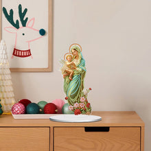 Load image into Gallery viewer, Acrylic Special Shape Pumpkin Cross Desktop Diamond Art Kits Bedroom Table Decor