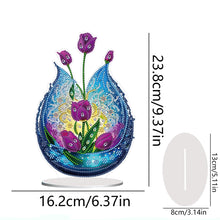 Load image into Gallery viewer, Acrylic Special Shape Pumpkin Cross Desktop Diamond Art Kits Bedroom Table Decor