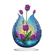 Load image into Gallery viewer, Acrylic Special Shape Pumpkin Cross Desktop Diamond Art Kits Bedroom Table Decor