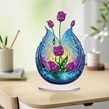 Load image into Gallery viewer, Acrylic Special Shape Pumpkin Cross Desktop Diamond Art Kits Bedroom Table Decor