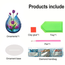 Load image into Gallery viewer, Acrylic Special Shape Pumpkin Cross Desktop Diamond Art Kits Bedroom Table Decor