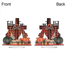 Load image into Gallery viewer, Acrylic Special Shape Pumpkin Cross Desktop Diamond Art Kits Bedroom Table Decor