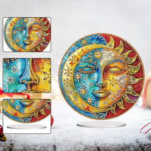 Load image into Gallery viewer, Acrylic Special Shape Pumpkin Cross Desktop Diamond Art Kits Bedroom Table Decor