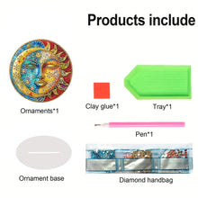 Load image into Gallery viewer, Acrylic Special Shape Pumpkin Cross Desktop Diamond Art Kits Bedroom Table Decor