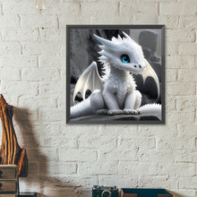 Load image into Gallery viewer, Diamond Painting - Full Round - White dinosaur (40*40CM)