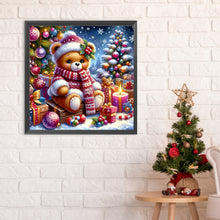 Load image into Gallery viewer, Diamond Painting - Full Round - Christmas bear (30*30CM)