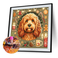 Load image into Gallery viewer, Diamond Painting - Full Round - Christmas cocker spaniel (30*30CM)