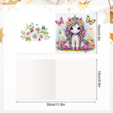 Load image into Gallery viewer, 6Pcs Christmas DIY Diamond Painting Card Diamond Daily Wish Card for Adults Kids