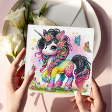 Load image into Gallery viewer, 6Pcs Christmas DIY Diamond Painting Card Diamond Daily Wish Card for Adults Kids