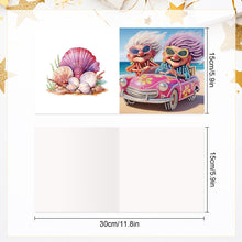 Load image into Gallery viewer, 6Pcs Christmas DIY Diamond Painting Card Diamond Daily Wish Card for Adults Kids
