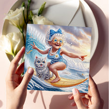 Load image into Gallery viewer, 6Pcs Christmas DIY Diamond Painting Card Diamond Daily Wish Card for Adults Kids