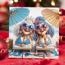 Load image into Gallery viewer, 6Pcs Christmas DIY Diamond Painting Card Diamond Daily Wish Card for Adults Kids