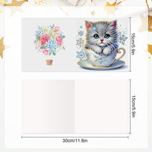 Load image into Gallery viewer, 6Pcs Christmas DIY Diamond Painting Card Diamond Daily Wish Card for Adults Kids