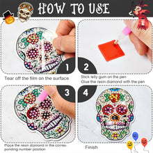 Load image into Gallery viewer, 12Pcs Acrylic Dwarf Elf Diamond Art Fridge Magnet Diamond Painting Fridge Magnet