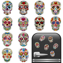 Load image into Gallery viewer, 12Pcs Acrylic Dwarf Elf Diamond Art Fridge Magnet Diamond Painting Fridge Magnet