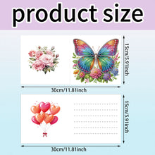 Load image into Gallery viewer, 6Pcs Ladybug Bee Diamond Handmade Card DIY Diamond Painting Card for Adults Kids