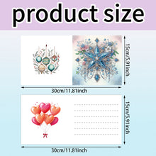 Load image into Gallery viewer, 6Pcs Ladybug Bee Diamond Handmade Card DIY Diamond Painting Card for Adults Kids