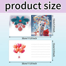 Load image into Gallery viewer, 6Pcs Ladybug Bee Diamond Handmade Card DIY Diamond Painting Card for Adults Kids