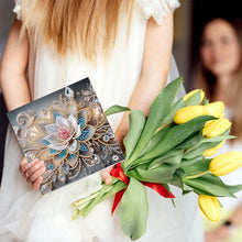 Load image into Gallery viewer, 6Pcs Ladybug Bee Diamond Handmade Card DIY Diamond Painting Card for Adults Kids