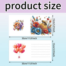 Load image into Gallery viewer, 6Pcs Ladybug Bee Diamond Handmade Card DIY Diamond Painting Card for Adults Kids