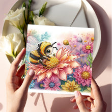 Load image into Gallery viewer, 6Pcs Ladybug Bee Diamond Handmade Card DIY Diamond Painting Card for Adults Kids