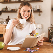 Load image into Gallery viewer, 8Pcs Butterfly Diamond Painting Bookmarks Acrylic DIY Diamond Art Bookmarks Kits