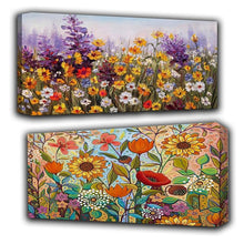 Load image into Gallery viewer, 2pcs Round Diamond Painting Set - In the flowers (70*40CM)