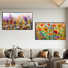 Load image into Gallery viewer, 2pcs Round Diamond Painting Set - In the flowers (70*40CM)