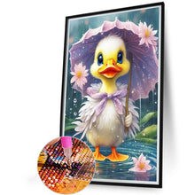 Load image into Gallery viewer, AB Diamond Painting - Full Round - Duckling in the rain (40*60CM)