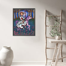 Load image into Gallery viewer, AB Diamond Painting - Full Round - Girl on horseback (40*50CM)