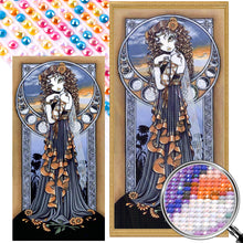 Load image into Gallery viewer, AB Diamond Painting - Full Round - Morning glow girl (40*80CM)