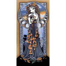 Load image into Gallery viewer, AB Diamond Painting - Full Round - Morning glow girl (40*80CM)