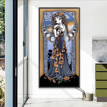 Load image into Gallery viewer, AB Diamond Painting - Full Round - Morning glow girl (40*80CM)