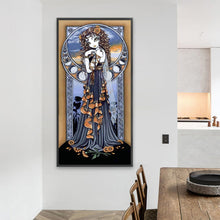 Load image into Gallery viewer, AB Diamond Painting - Full Round - Morning glow girl (40*80CM)