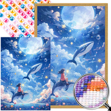 Load image into Gallery viewer, AB Diamond Painting - Full Round - Girl's dream world (50*70CM)